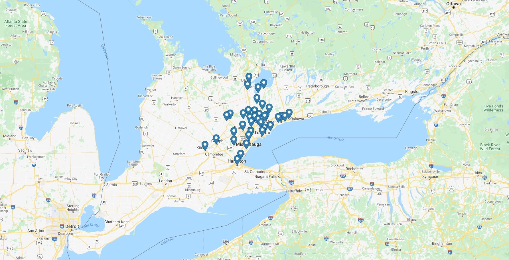 CooperFix commercial refrigeration repair service area: Toronto and the GTA