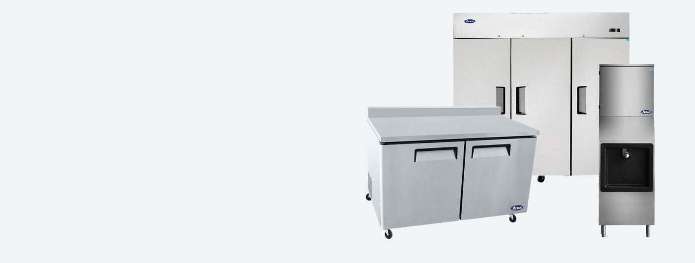 Image depicts commercial appliances from Atosa.