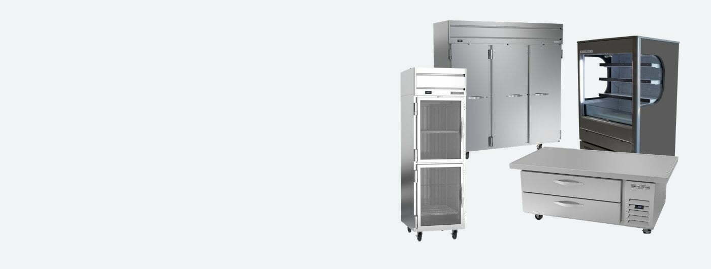 Image depicts appliances from Beverage-Air.