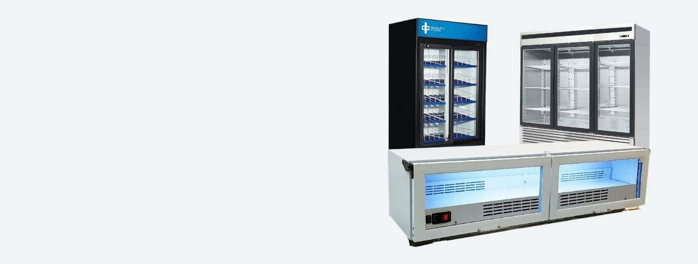Image depicts commercial appliances from QBD.