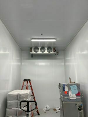 installation of new system for ice cream storage