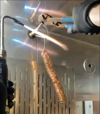 replacement of condenser coil