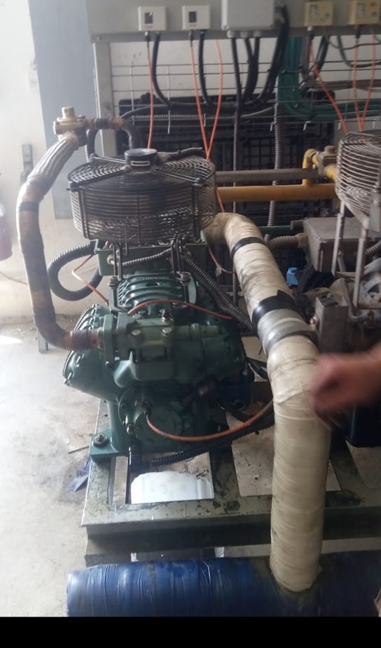 Industrial refrigeration compressor serviced by CooperFix in Vaughan
