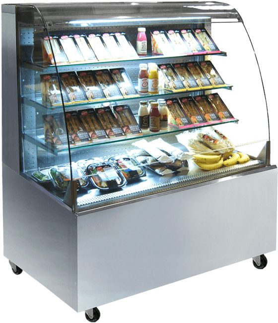 Commercial refrigerated display case serviced by CooperFix