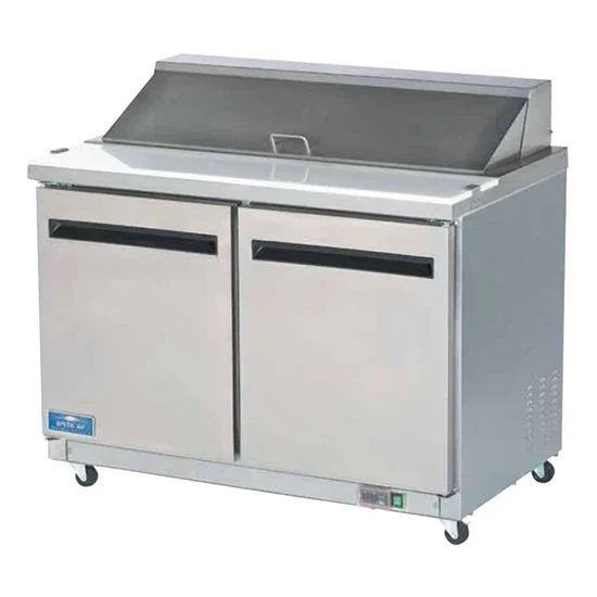 Arctic Air AST48R two-door sandwich and salad preparation table