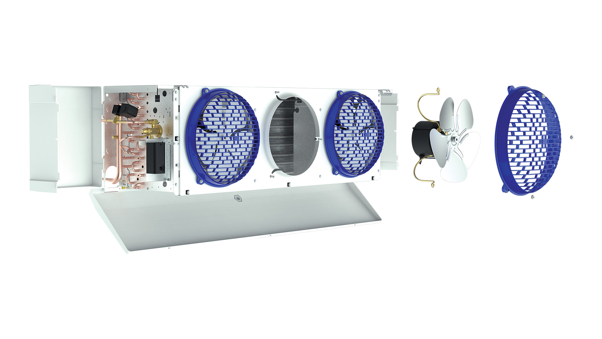 Illustration of a Larkin evaporator assembly