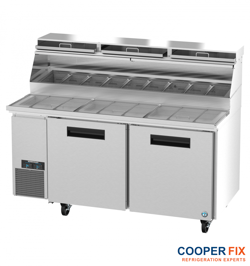 Hoshizaki PR67B-Z refrigerated pizza preparation table