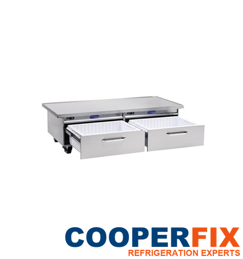 Randell refrigerated chef base shown by the manufacturer