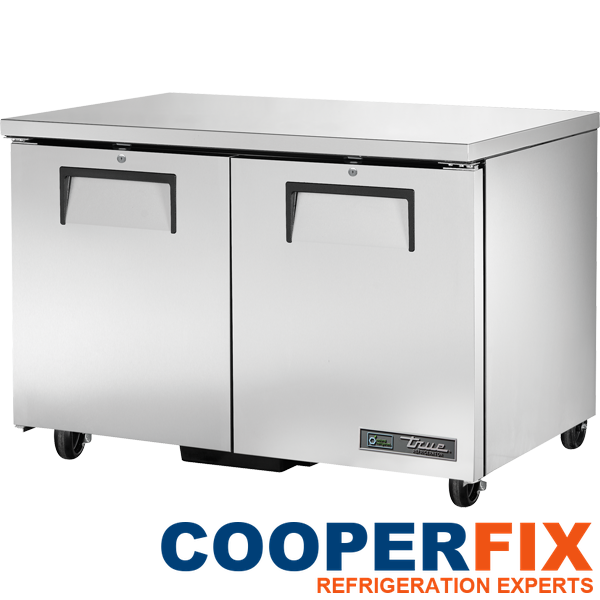 True TUC-48-HC two-door undercounter refrigerator