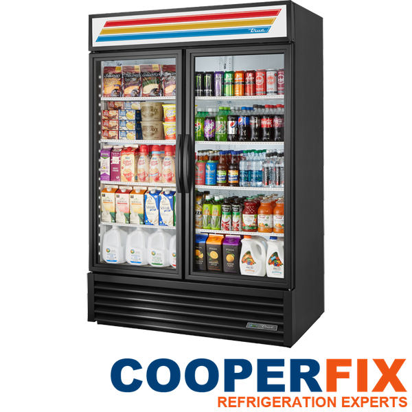 True GDM-49-HC TSL01 glass-door merchandiser refrigerator