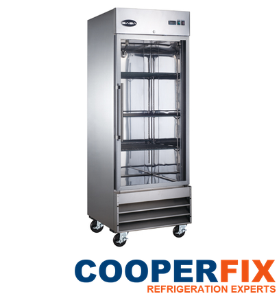 Saba S-23RG one-glass-door reach-in refrigerator