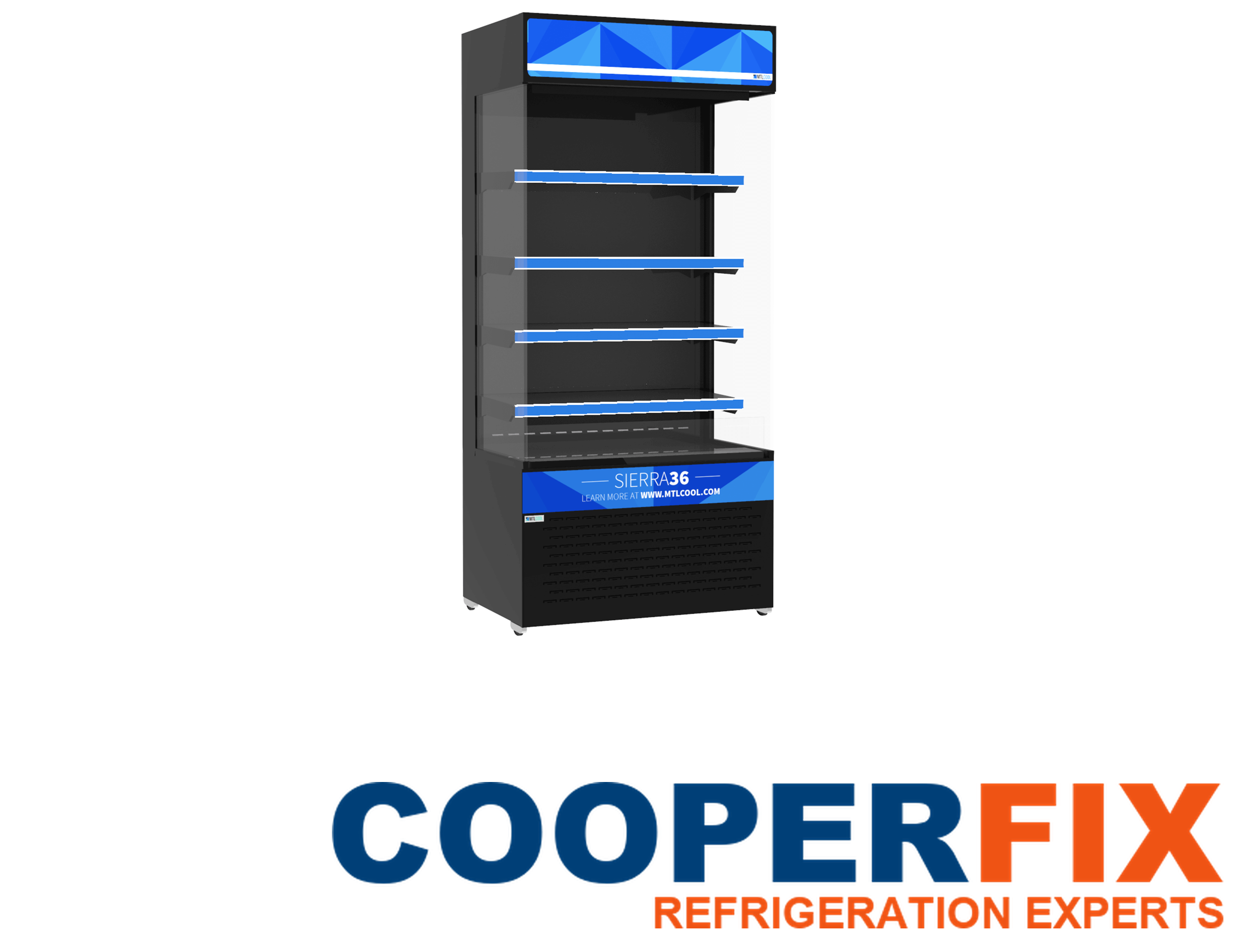 MTL COOL SIERRA-36 open-air refrigerated display
