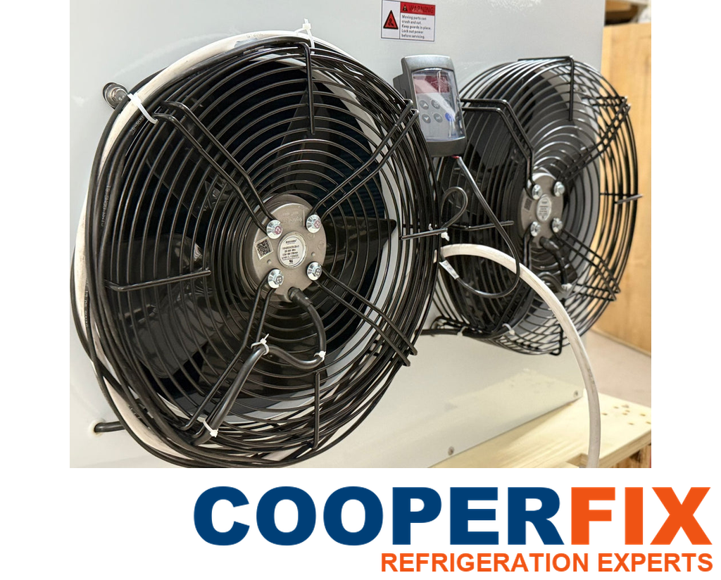 Fan assembly and controller of a Sinco USX-101 refrigeration monoblock