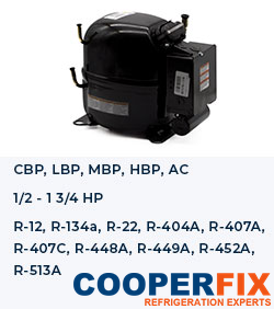 Tecumseh AJ refrigeration compressor family illustration