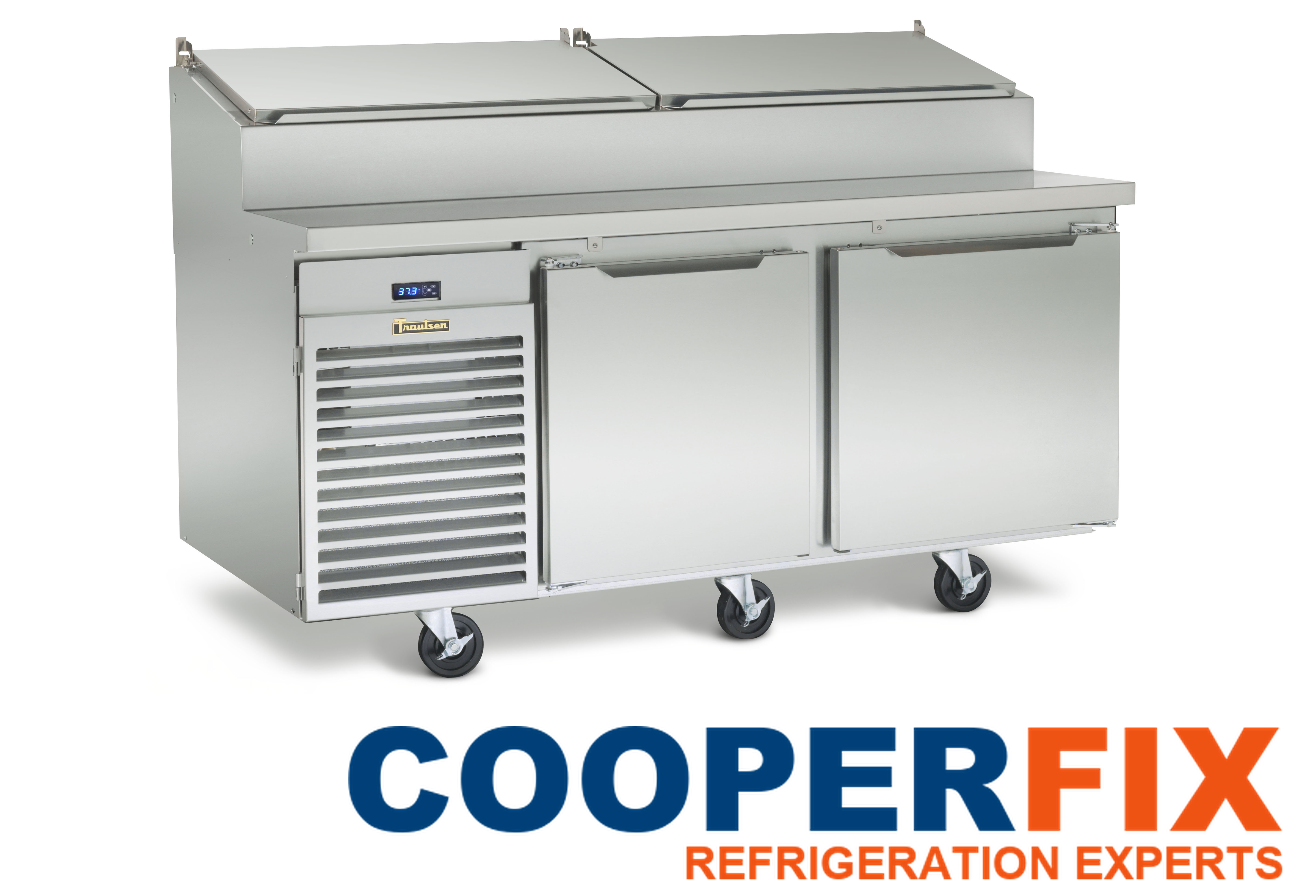 Traulsen TS-Series raised-rail refrigerated preparation table