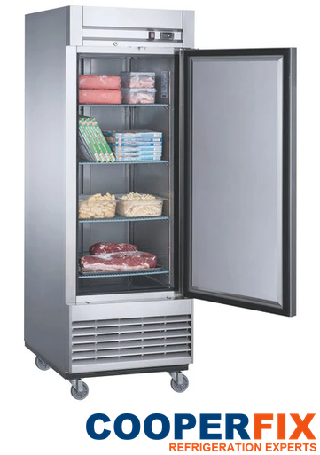 Alternate view of Vortex Signature VS-1F-28 reach-in freezer