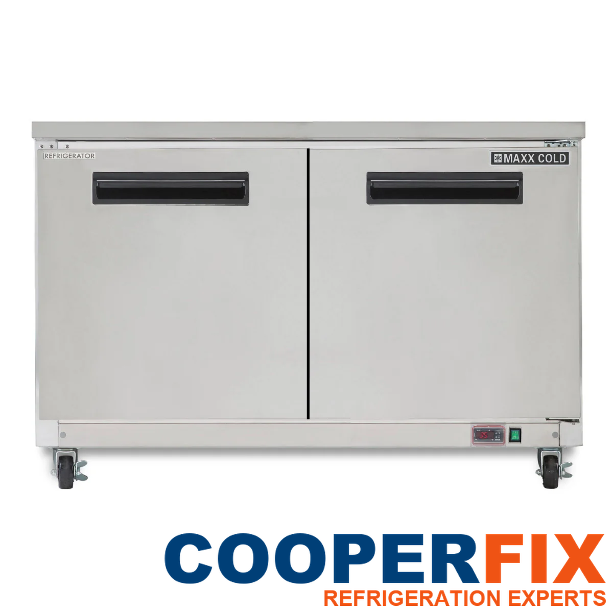 Maxx Cold MXCR48UHC two-door undercounter refrigerator