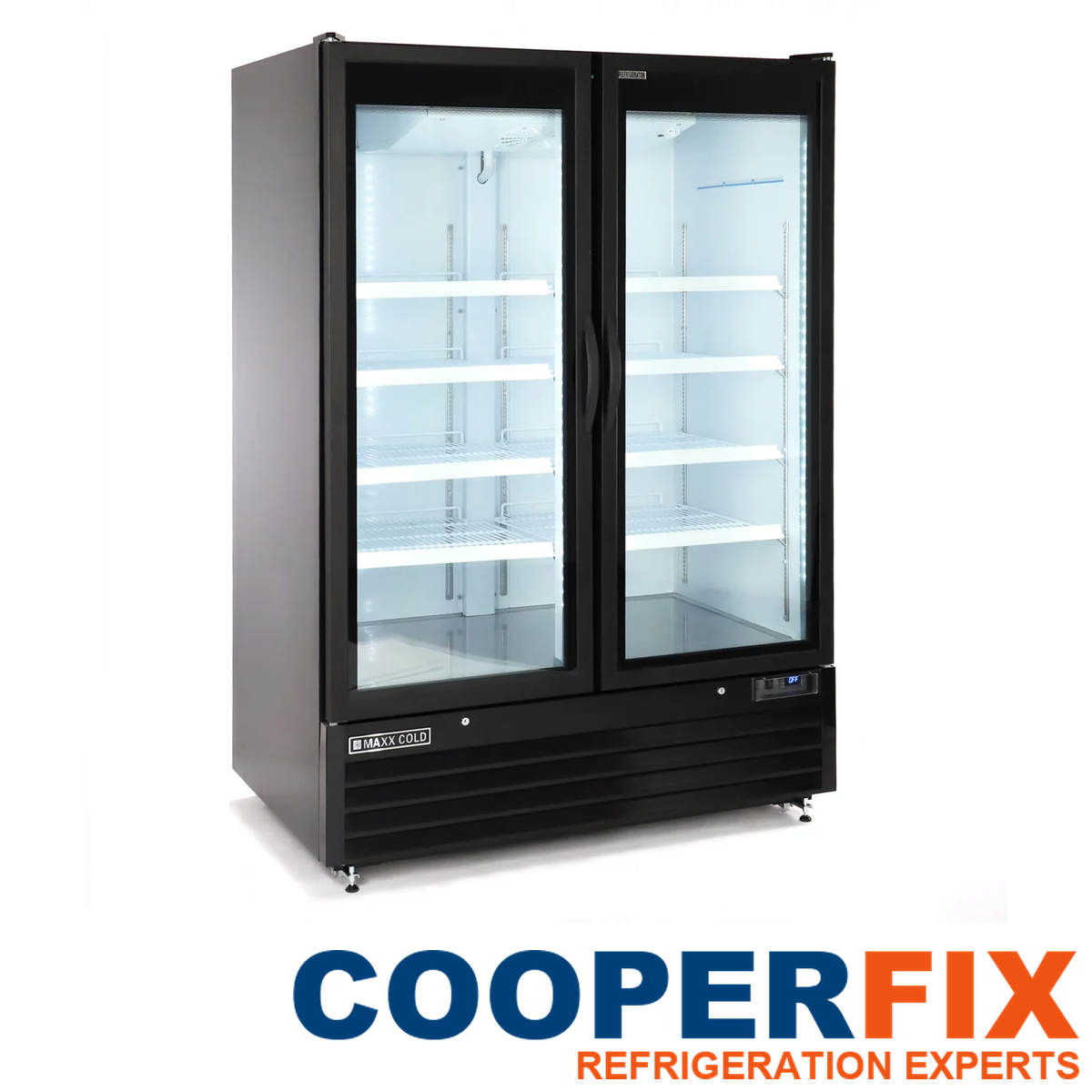 Maxx Cold MXGDM-50RBHC glass-door merchandiser refrigerator