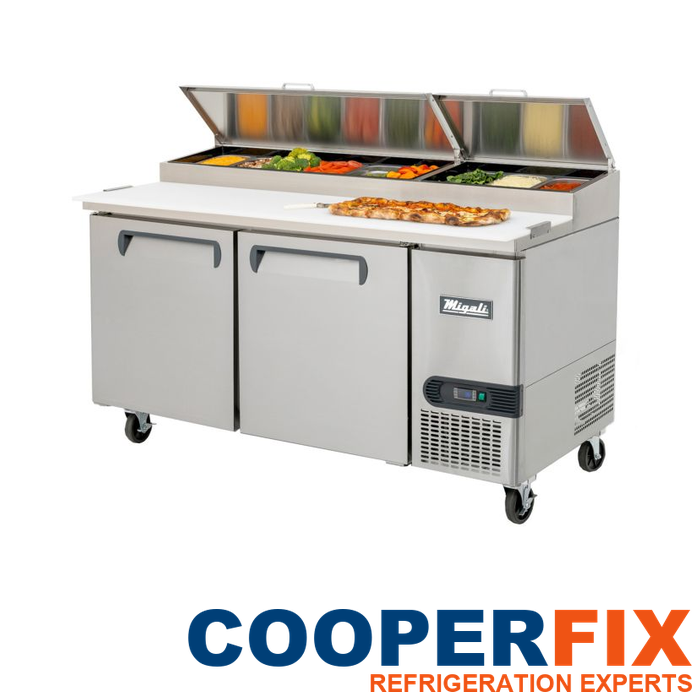 Migali C-PP67-HC refrigerated pizza preparation table