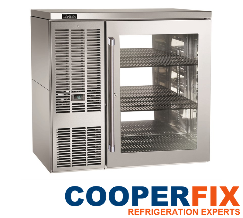 Perlick PTS36 pass-through back-bar refrigerator