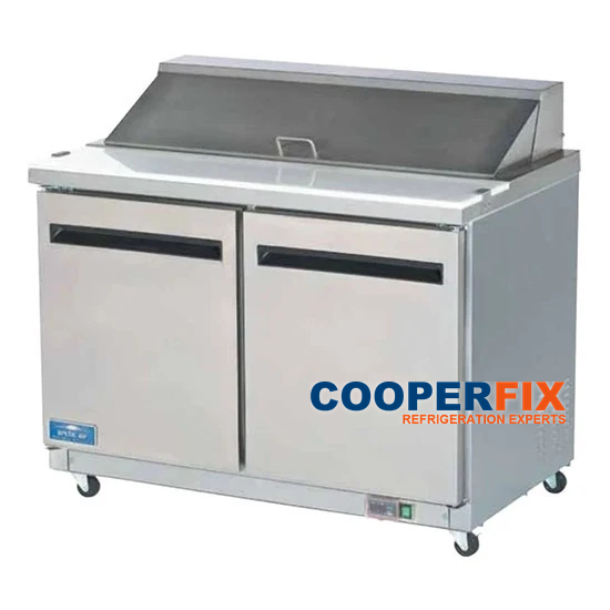 Arctic Air AST48R refrigerated sandwich and salad preparation table