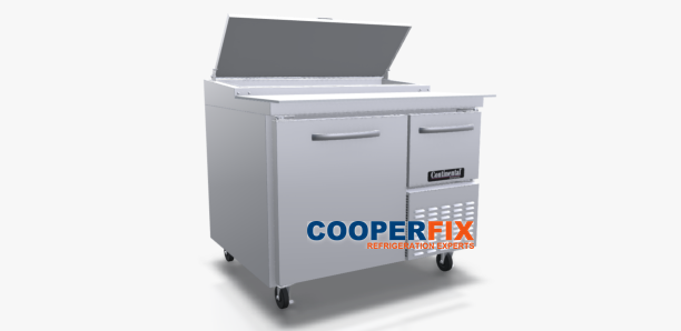 Continental Refrigerator commercial pizza preparation table